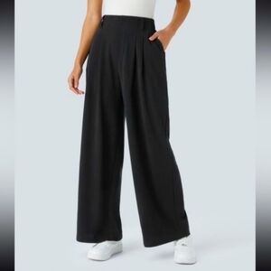 HALARA Black Wide-Leg Pants